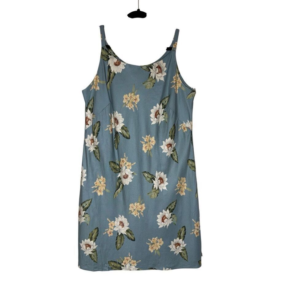 NEW Tropical Ease Hawaiian Floral Shift Dress Size L Beachy Chic, Casual, Aloha